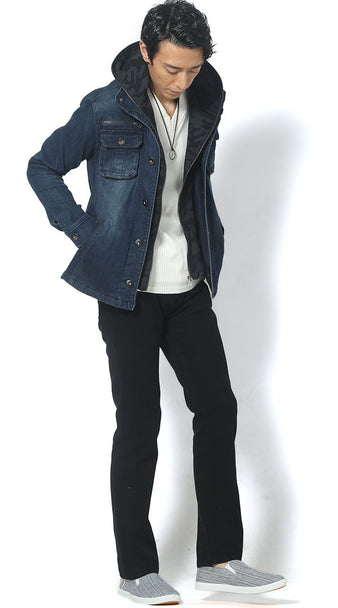 春のブルゾン×インナーコーディネート