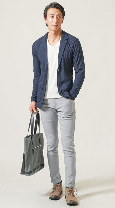 グレースキニーパンツ×ブーツコーデ