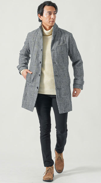 メンズにおすすめの気温13度に適したコートの服装