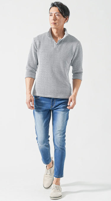 40代メンズにおすすめのジーンズコーデの例