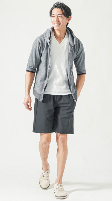 40代メンズにおすすめのハーフパンツコーデ