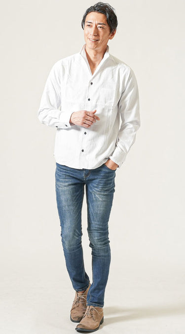 40代メンズにおすすめのジーンズコーデの例