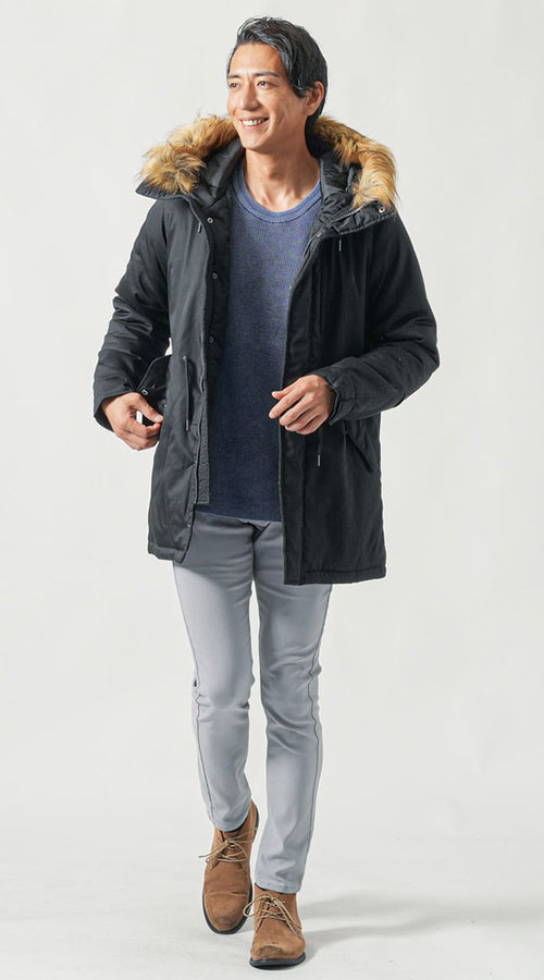 メンズにおすすめのニットセーターコーデ