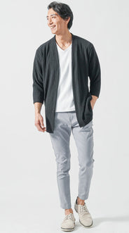 最低気温20度の私服・カジュアルメンズコーデ例