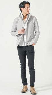 ヘリンボーンジャケットを使ったメンズコーデ