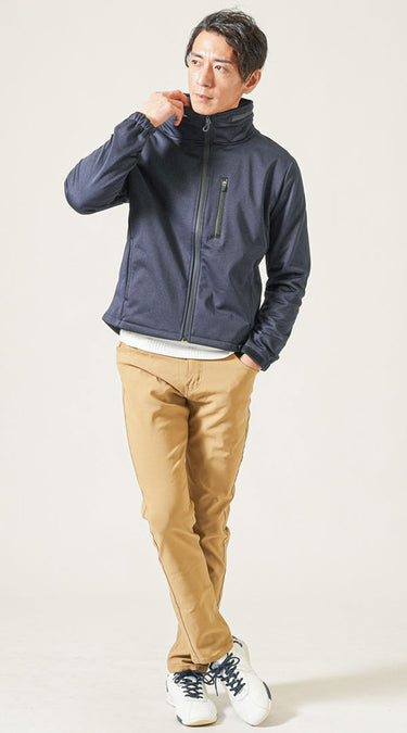 30代以上が目指したいベージュスキニーパンツコーデ例