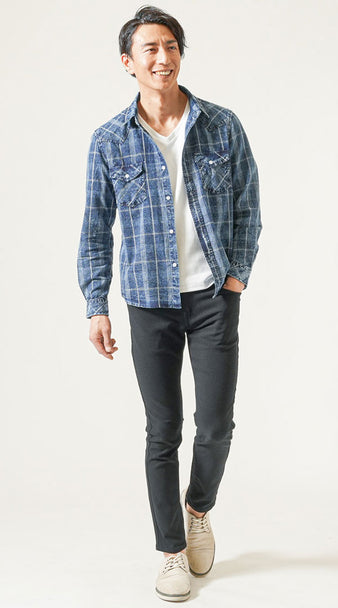 50代メンズにおすすめのちょいワルファッションの例