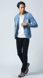 50代メンズにおすすめのGジャンコーデ