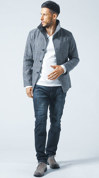 がっちり体型の男性が自然とカッコよく見えるファッションコーデ例