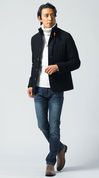 メンズにおすすめの暖かいコートコーデ