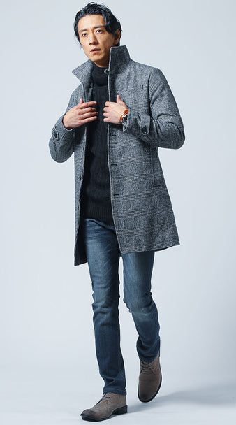 セーターコーディネート