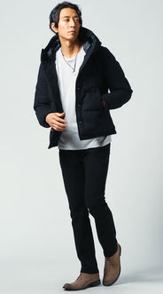 冬の水族館デートコーデ