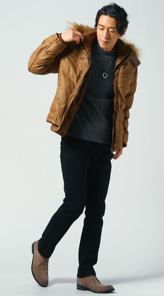 太め体型の50代男性におすすめの冬コーデ例