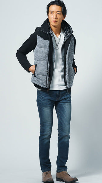 50代メンズにおすすめのパーカーのコーデ例