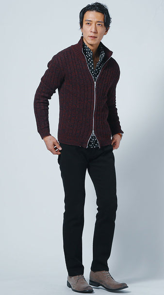 40代メンズにおすすめのちょいワル秋コーデの例