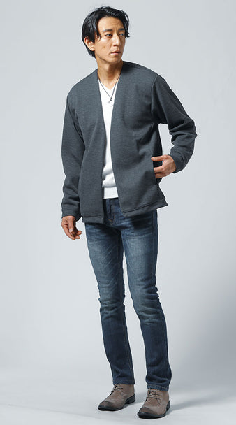 メンズの水族館デートコーデ