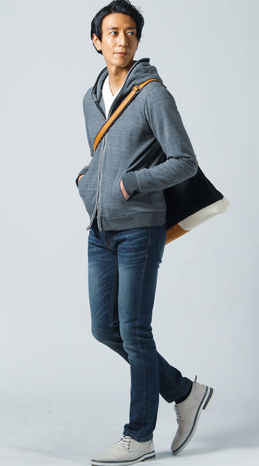 50代男性におすすめの休日バッグコーデの例