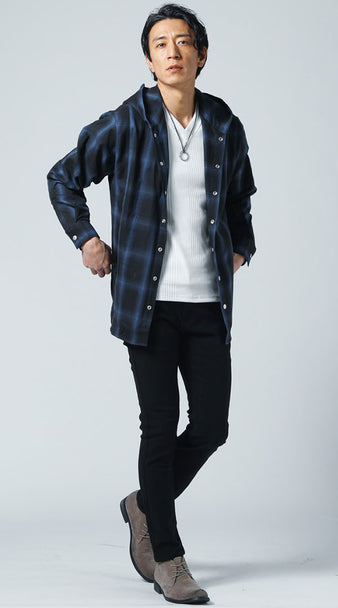 50代メンズ春のチノパンコーディネート