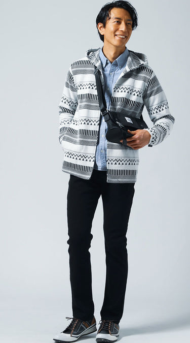 流行りのメンズバッグを使ったおすすめコーデ例