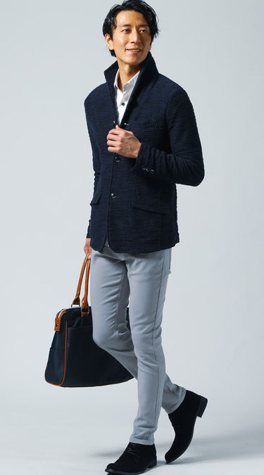 50代男性におすすめの休日バッグコーデの例