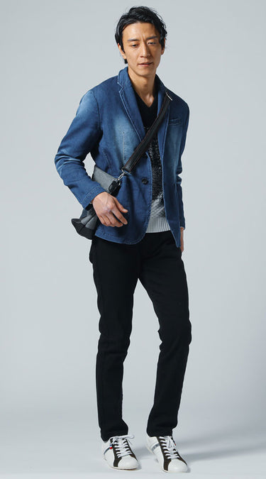 50代男性におすすめの休日バッグコーデの例