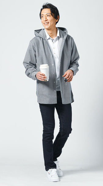 50代メンズにおすすめのパーカーのコーデ例