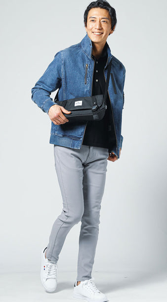 ジージャン・デニムジャケットのメンズコーディネート