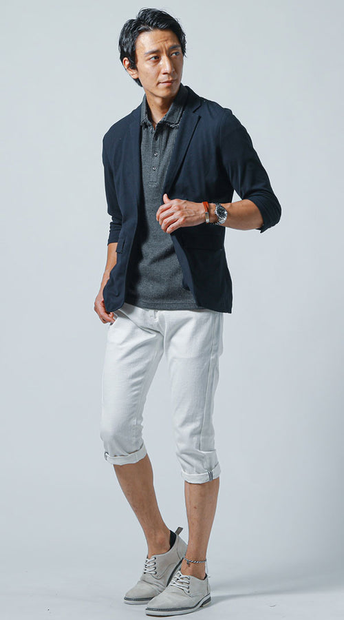 デート・お出かけシーンのクロップドパンツコーデ