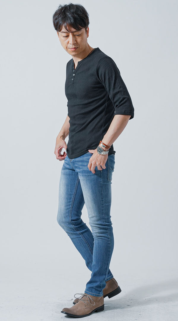 50代メンズにおすすめのちょいワルファッションの例