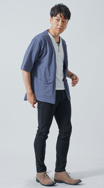 太め体型の50代男性におすすめの夏コーデ例