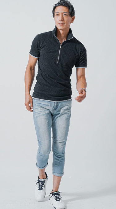 40代メンズにおすすめのポロシャツコーデ