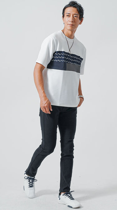 一枚着でもかっこいい・おしゃれな夏Tシャツコーデ例