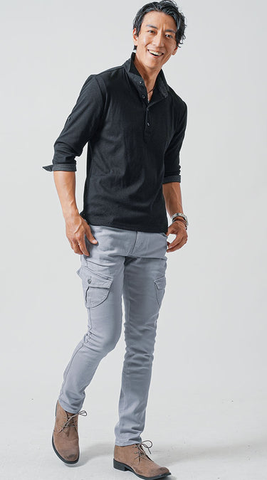 40代メンズにおすすめ、人気ブランドのズボン夏コーデ例