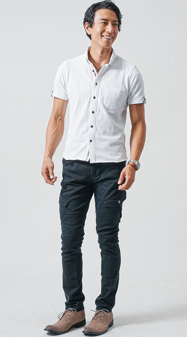 50代メンズにおすすめのおじさん臭く見えないシャツ・ポロシャツファッション例