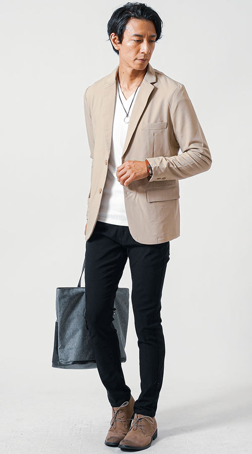 30代メンズのきれいめ春服コーデ