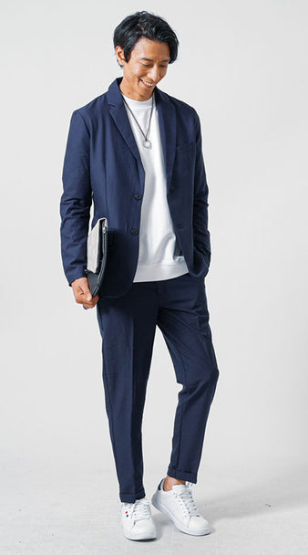 テーラードジャケットの春コーディネート