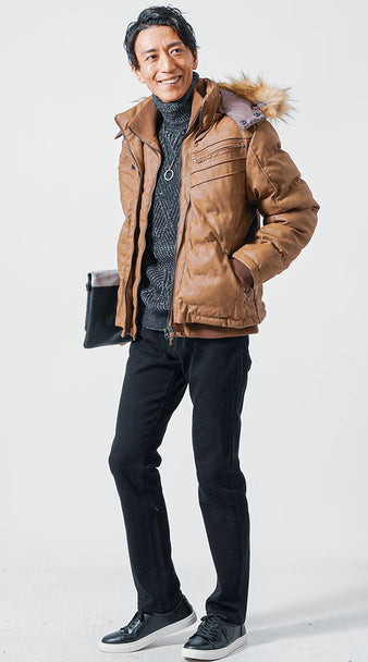 イケオジ ファッション 冬 コーデ