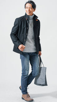 秋のおすすめ全身コーデメンズ