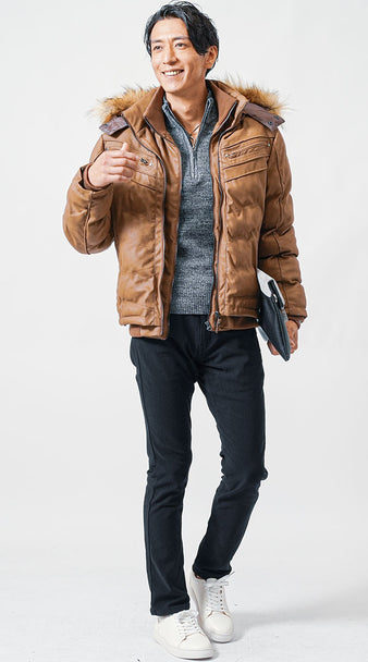 冬のメンズ全身コーデ