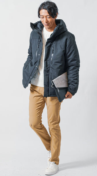 40代におすすめのきれいめな冬メンズファッションの例