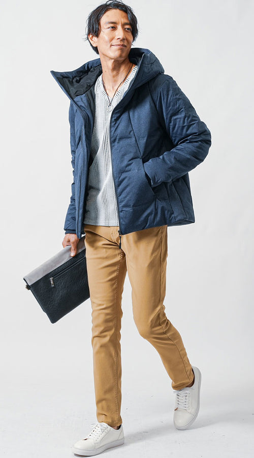 シンプルで好印象！爽やかな休日スタイル