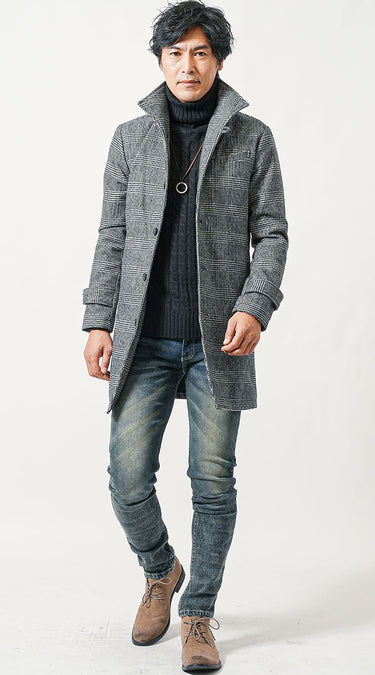 おじさん感ゼロのかっこいい50代ニットセーターコーディネート