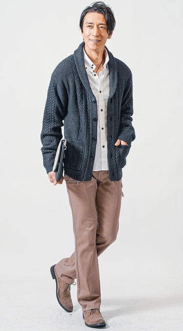 左右ともに　メンズの秋服コーデのコツ①清潔感を意識する