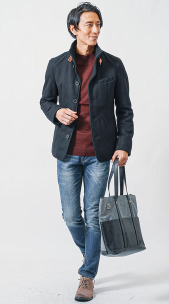 イケオジ ファッション 冬 コーデ