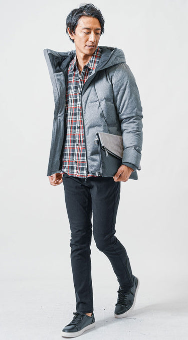 40代メンズにおすすめのチェックシャツを着こなしたコーデ例