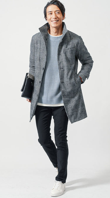 2つのポイントを取り入れた、大人の余裕がある40代男性のオーバーサイズファッション