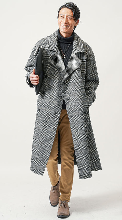 メンズにおすすめのトレンチコートコーデ