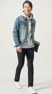 50代メンズにおすすめのGジャンコーデ