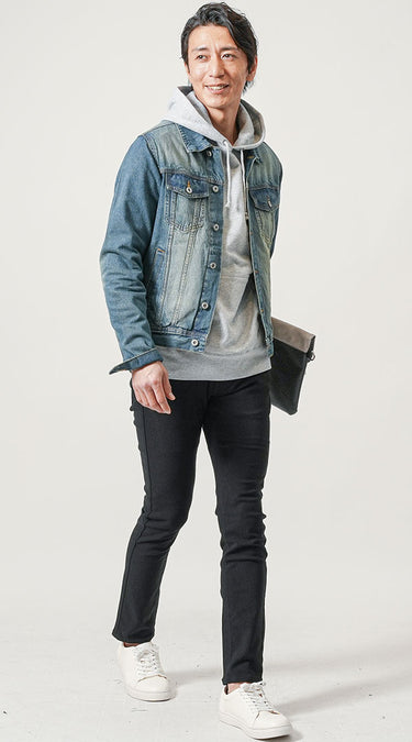 30代メンズにおすすめなパンツ冬コーデ例