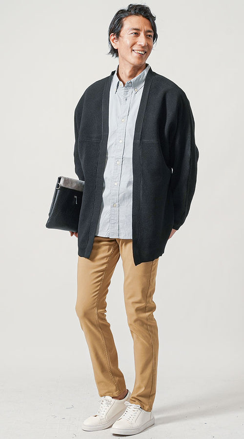 30代メンズにおすすめの春カーディガンコーデ